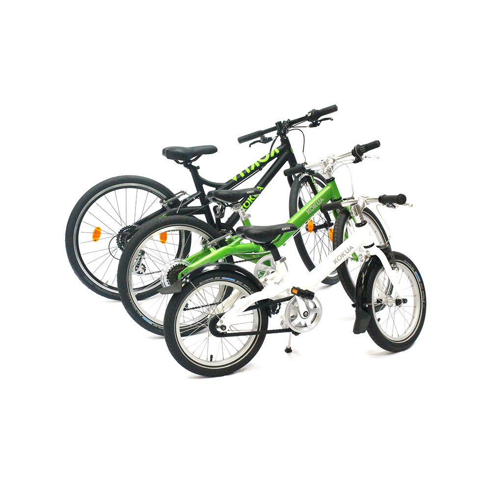 Двухколесный велосипед  Kokua LIKEtoBIKE-16 V-Brakes green зеленый 4