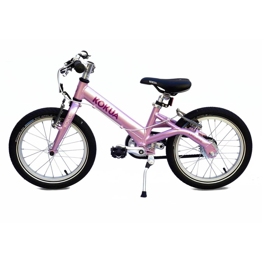 Двухколесный велосипед  Kokua LIKEtoBIKE-16 V-Brakes rose розовый 2