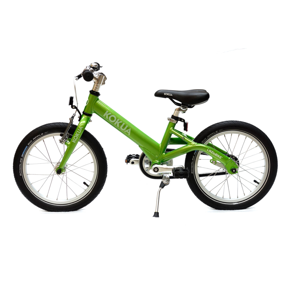 Двухколесный велосипед  Kokua LIKEtoBIKE-16 Coaster brake green зеленый