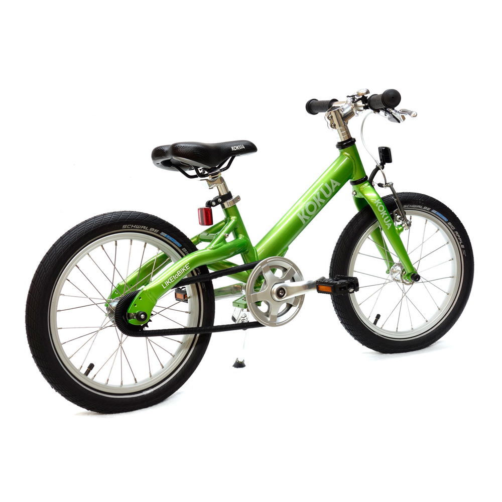 Двухколесный велосипед  Kokua LIKEtoBIKE-16 Coaster brake green зеленый 4