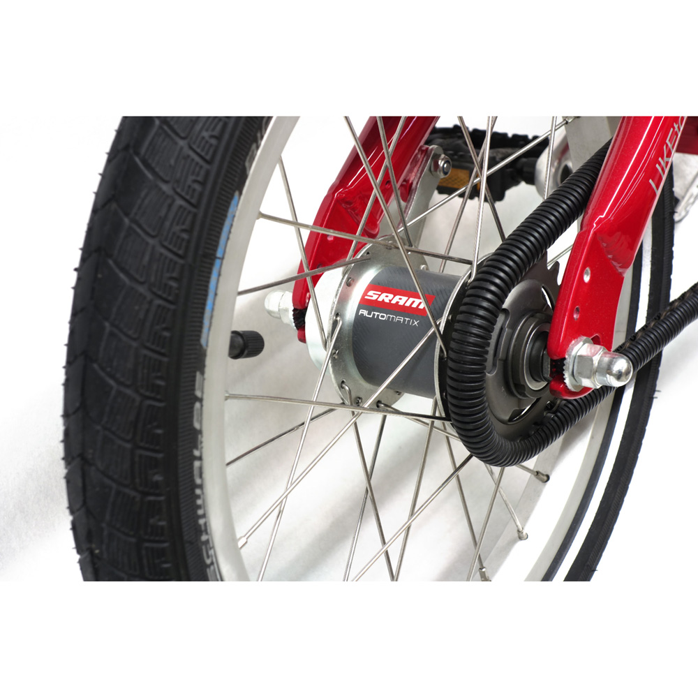 Двухколесный велосипед Kokua LIKEtoBIKE-16 SRAM Automatix V-Brakes red красный 1