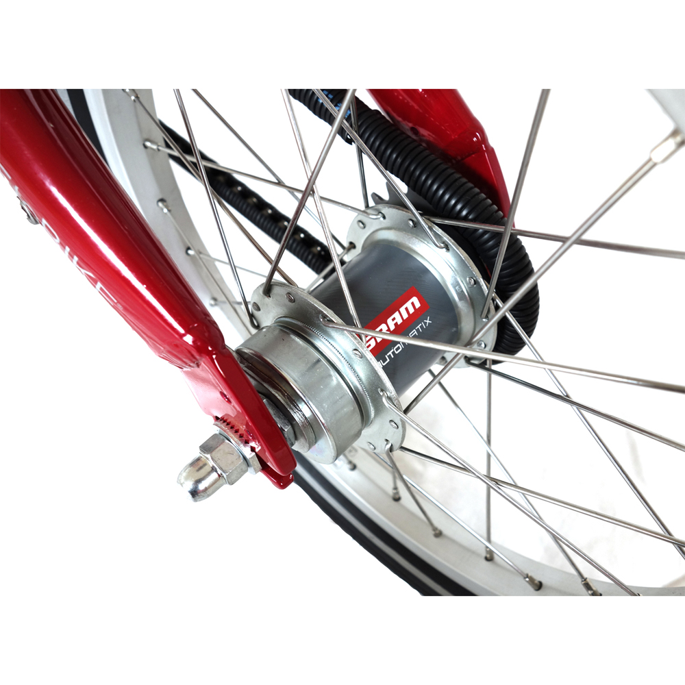 Двухколесный велосипед Kokua LIKEtoBIKE-16 SRAM Automatix V-Brakes red красный 2