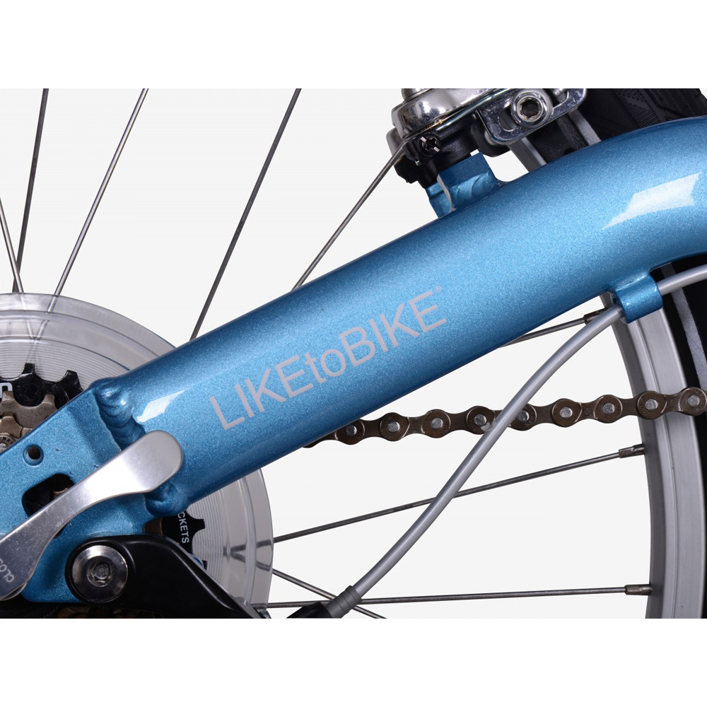 Двухколесный велосипед  Kokua LIKEtoBIKE-20 light blue голубой 3