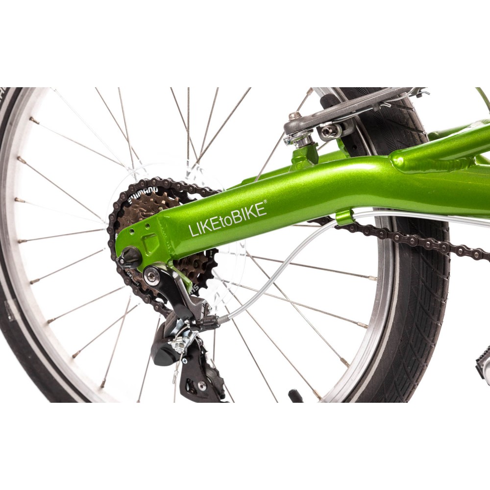 Двухколесный велосипед  Kokua LIKEtoBIKE-20 green зеленый 1