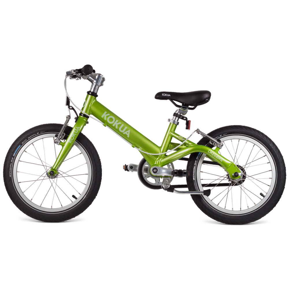 Двухколесный велосипед  Kokua LIKEtoBIKE-16 V-Brakes green зеленый 5