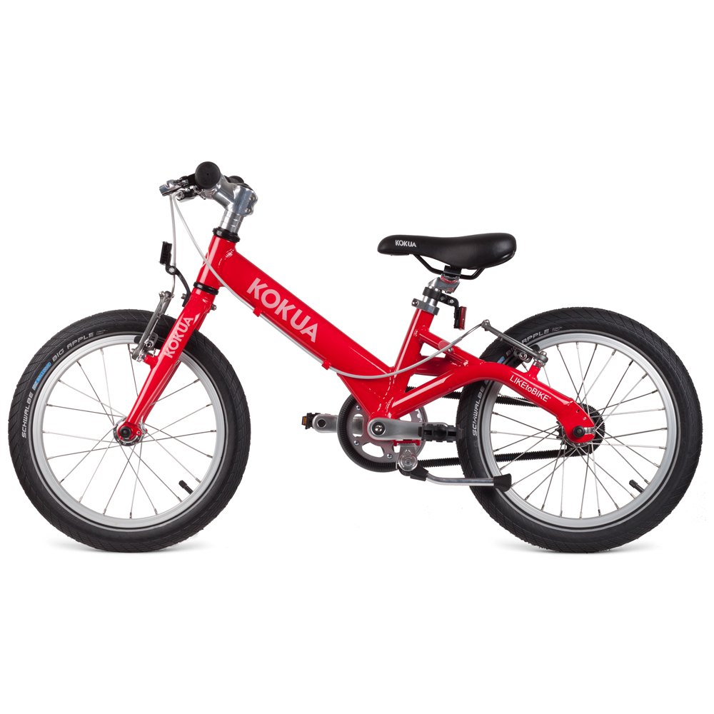 Двухколесный велосипед  Kokua LIKEtoBIKE-16 V-Brakes red красный 3
